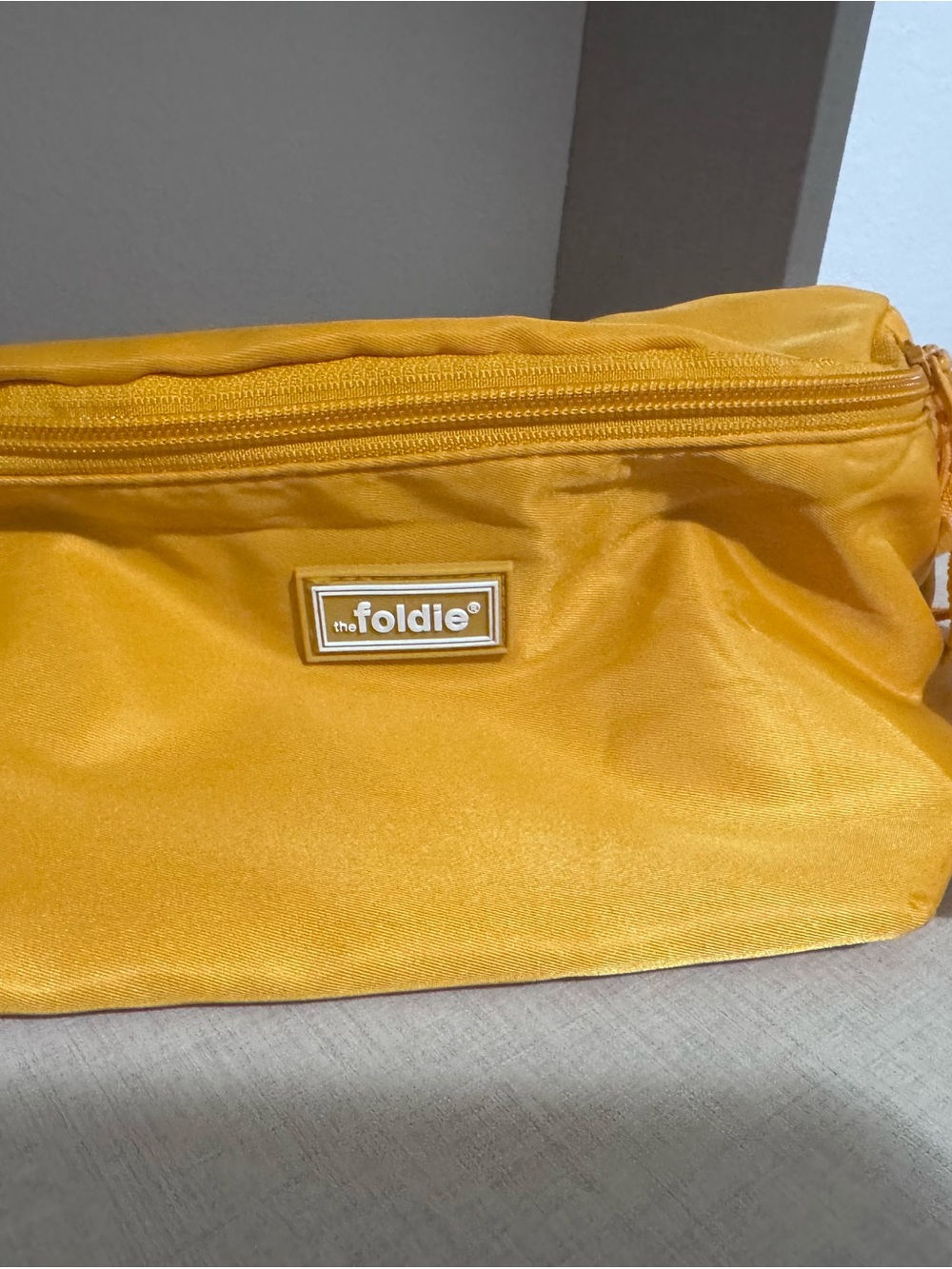 The Foldie Yellow Crossbody Bag